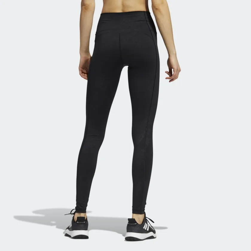 Adidas Women's Believe This Primegreen Camo Leggings - Black