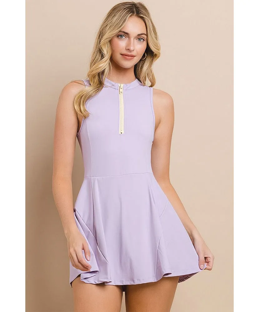 Ariana Quarter-Zip Athletic Dress