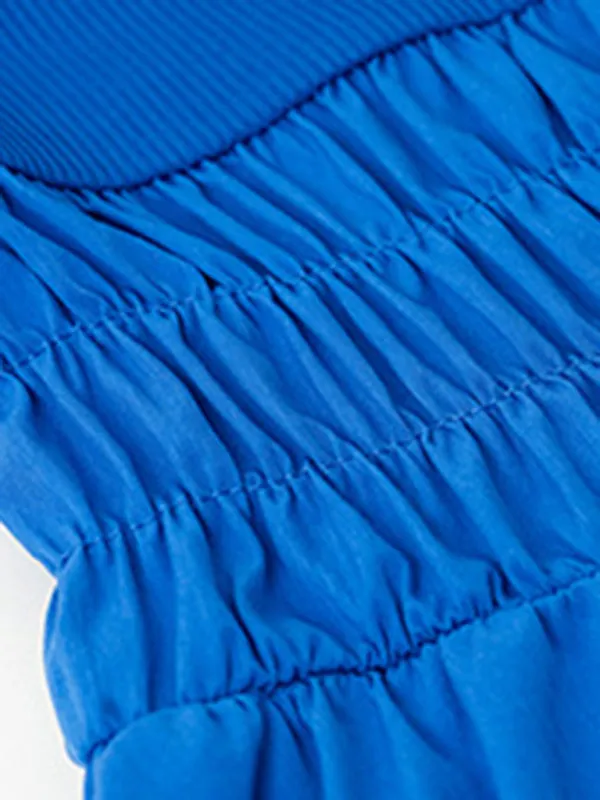 Athletic Smocked Waist Cami Sport Dress for Summer Adventures
