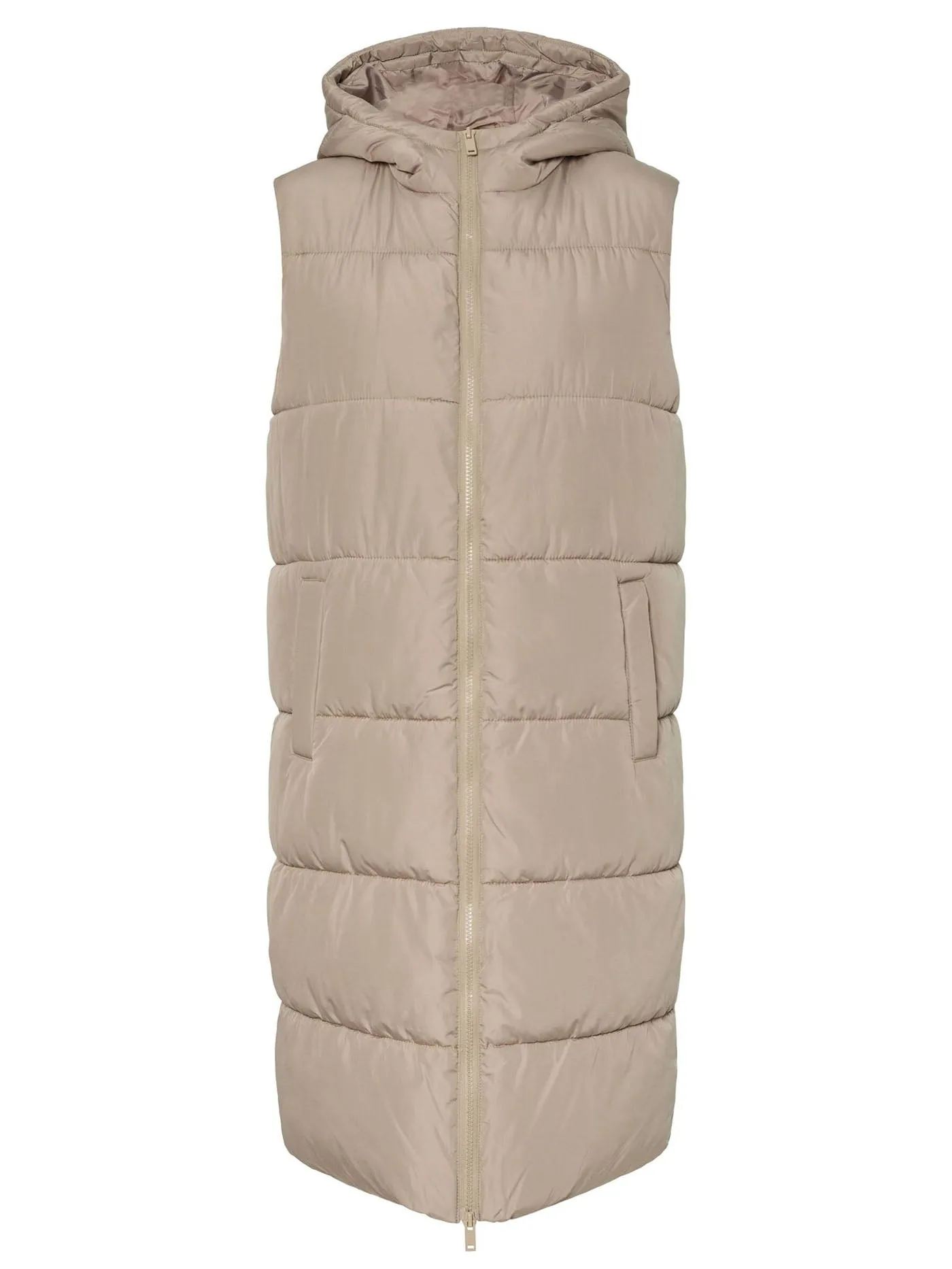 Bee New Long Puffer Vest