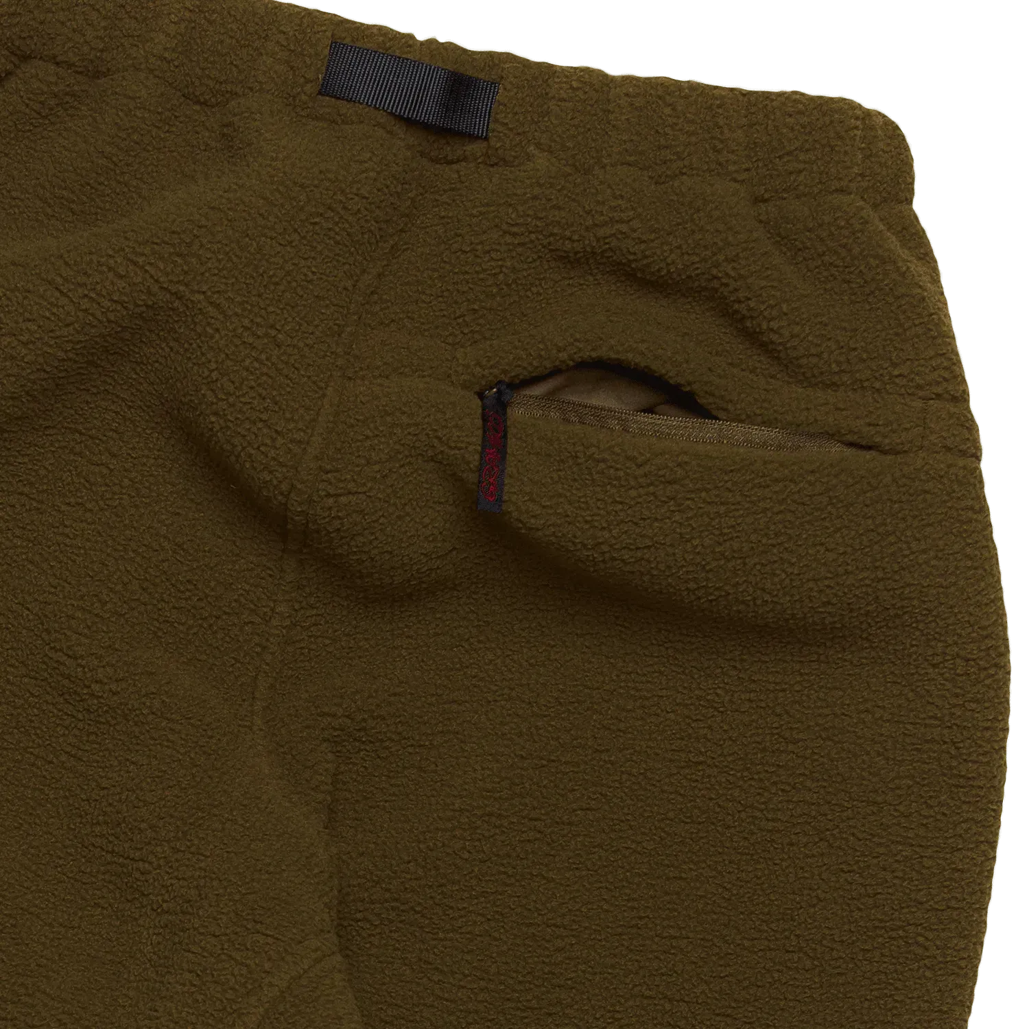 Boa Fleece Track Pants - Olive