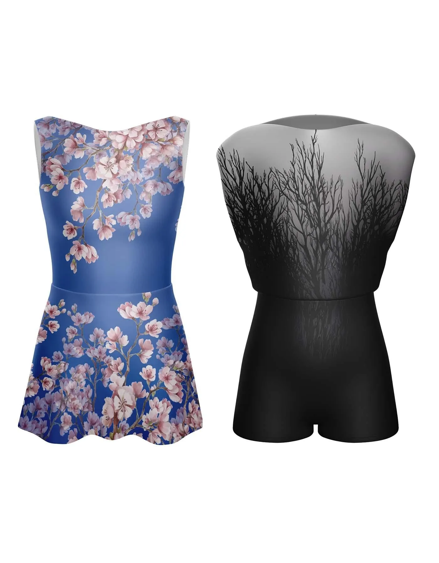 Cherry Blossom Convertible Tank Dress