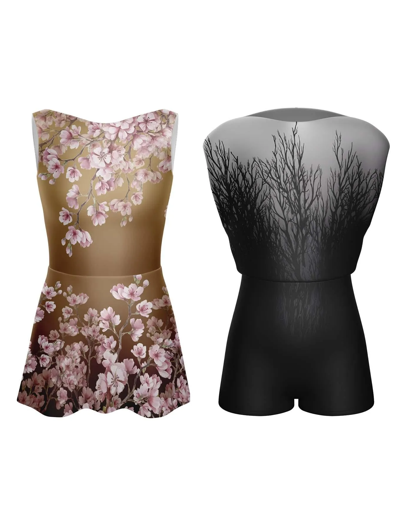 Cherry Blossom Convertible Tank Dress