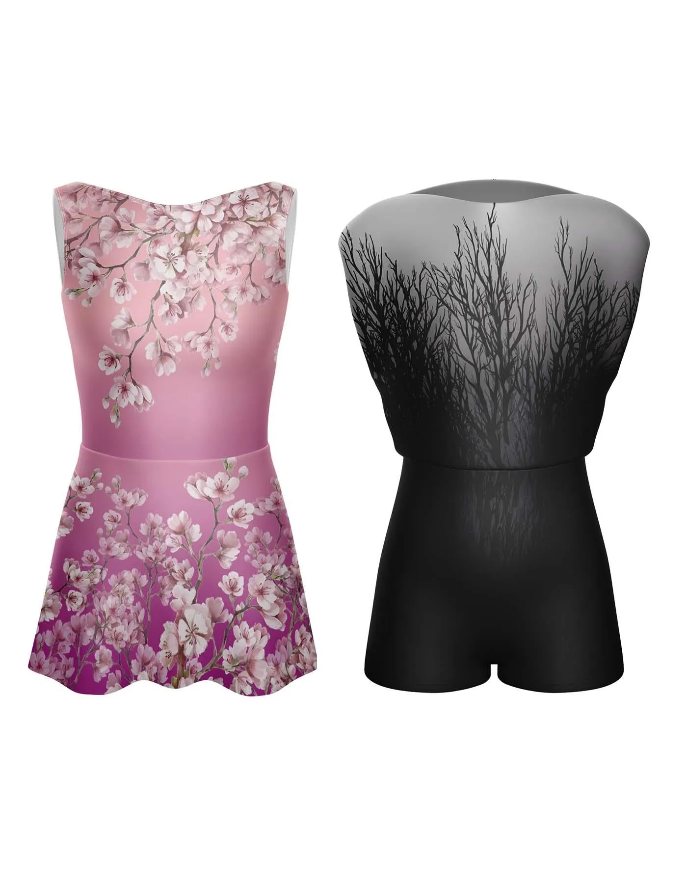 Cherry Blossom Convertible Tank Dress