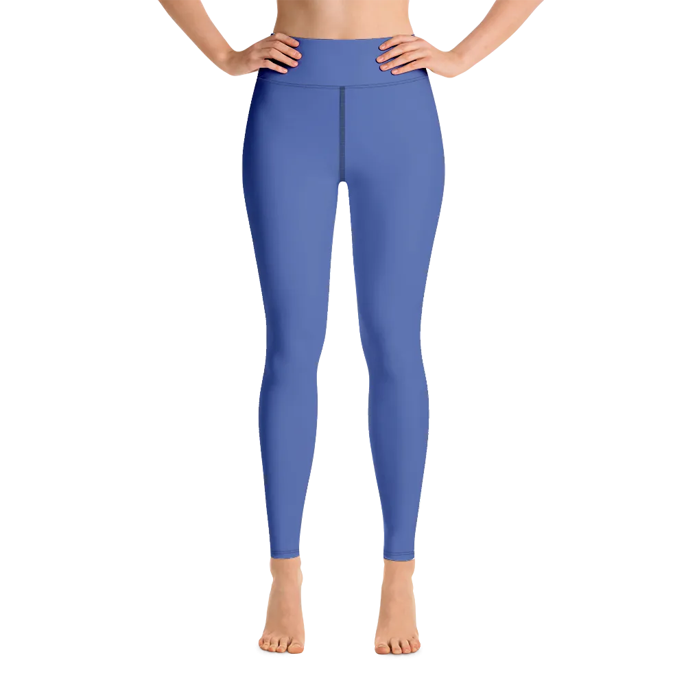 Flat Blue Yoga Leggings