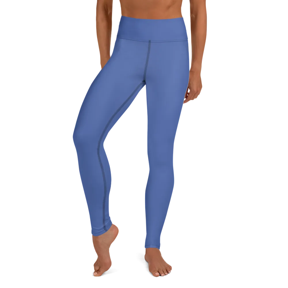 Flat Blue Yoga Leggings