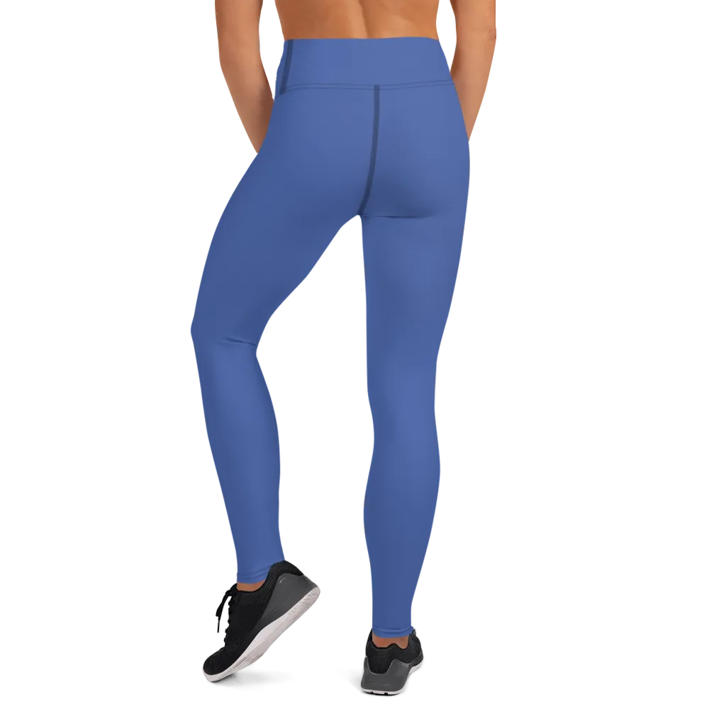 Flat Blue Yoga Leggings