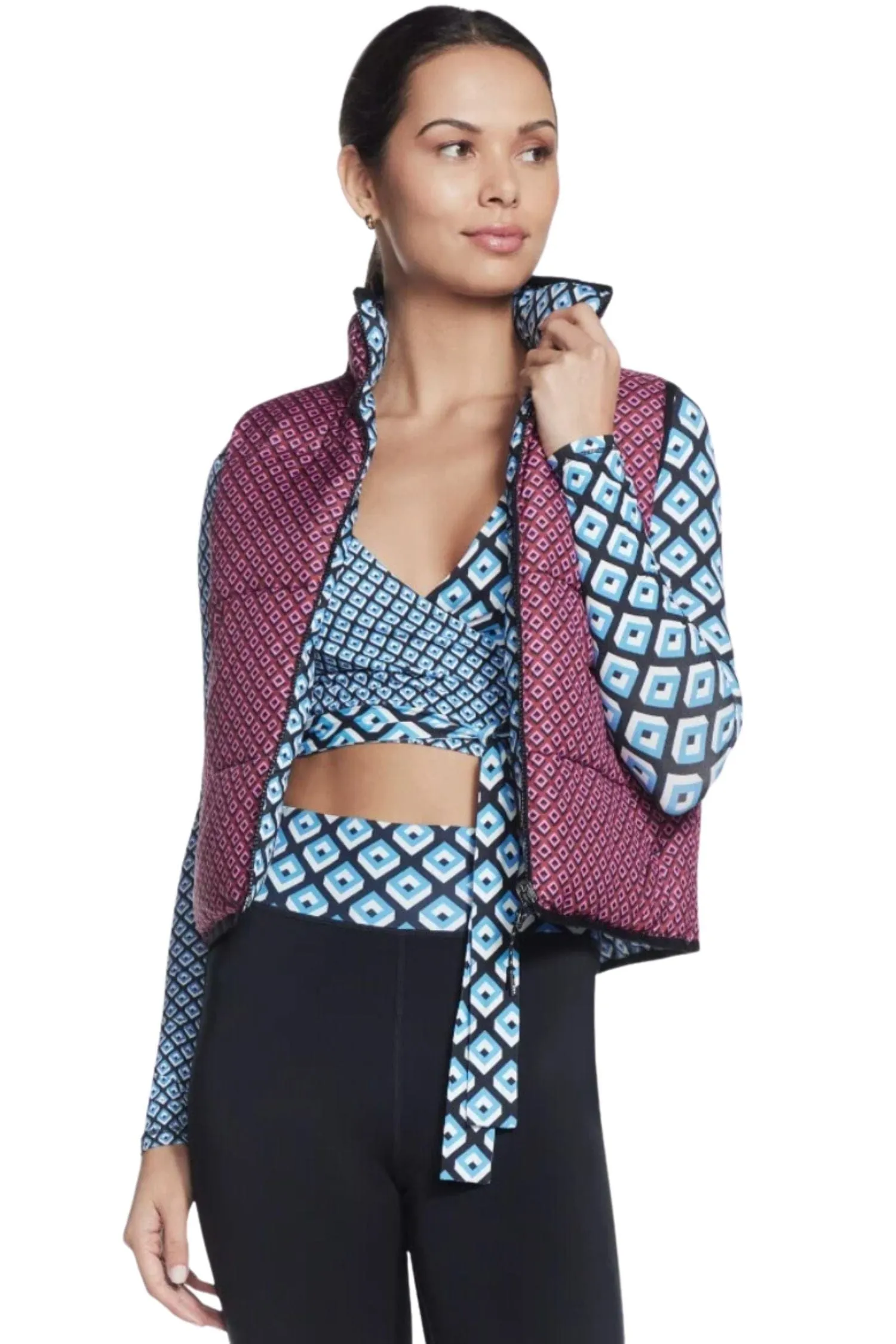 GO SHIELD Reversible Puffer Vest