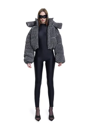 Khelan Puffer Jacket in Gray