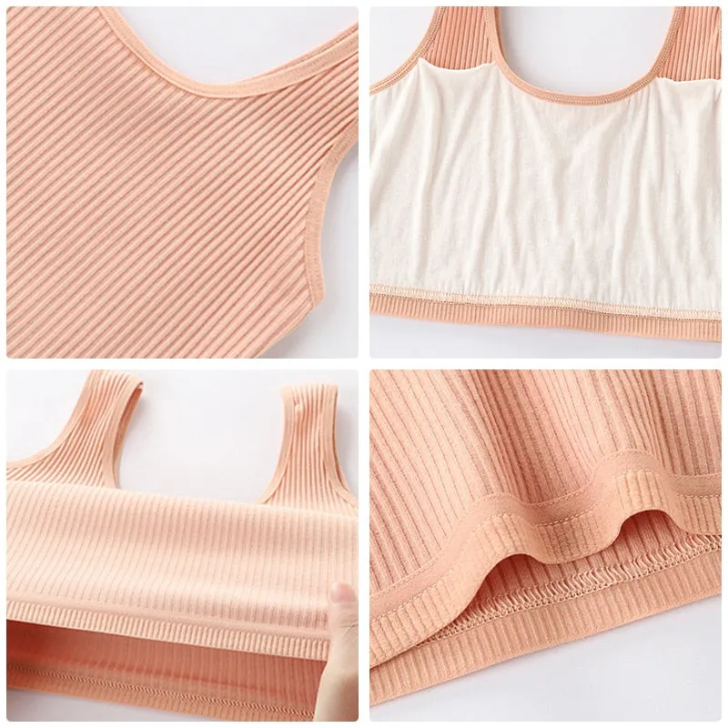 Kids Cotton Comfort Bras