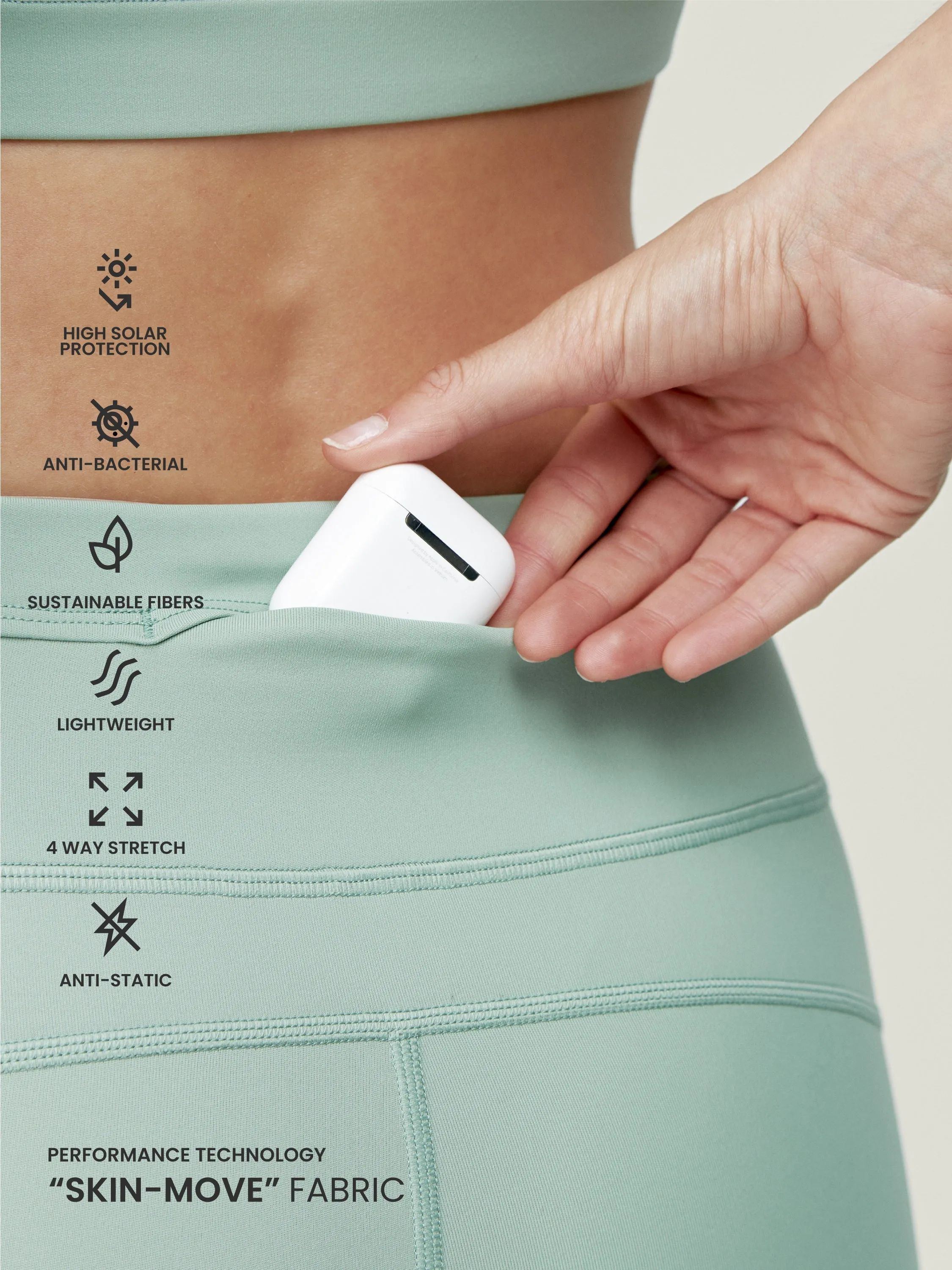 Legging Daya - Vieux Vert