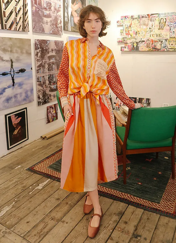 Me369 Isabel Printed Shirt