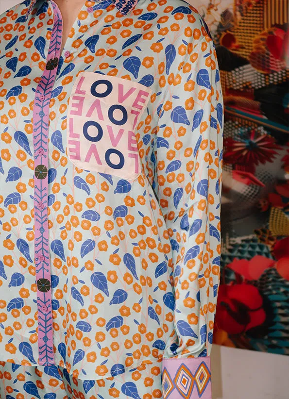 Me369 Isabel Printed Shirt