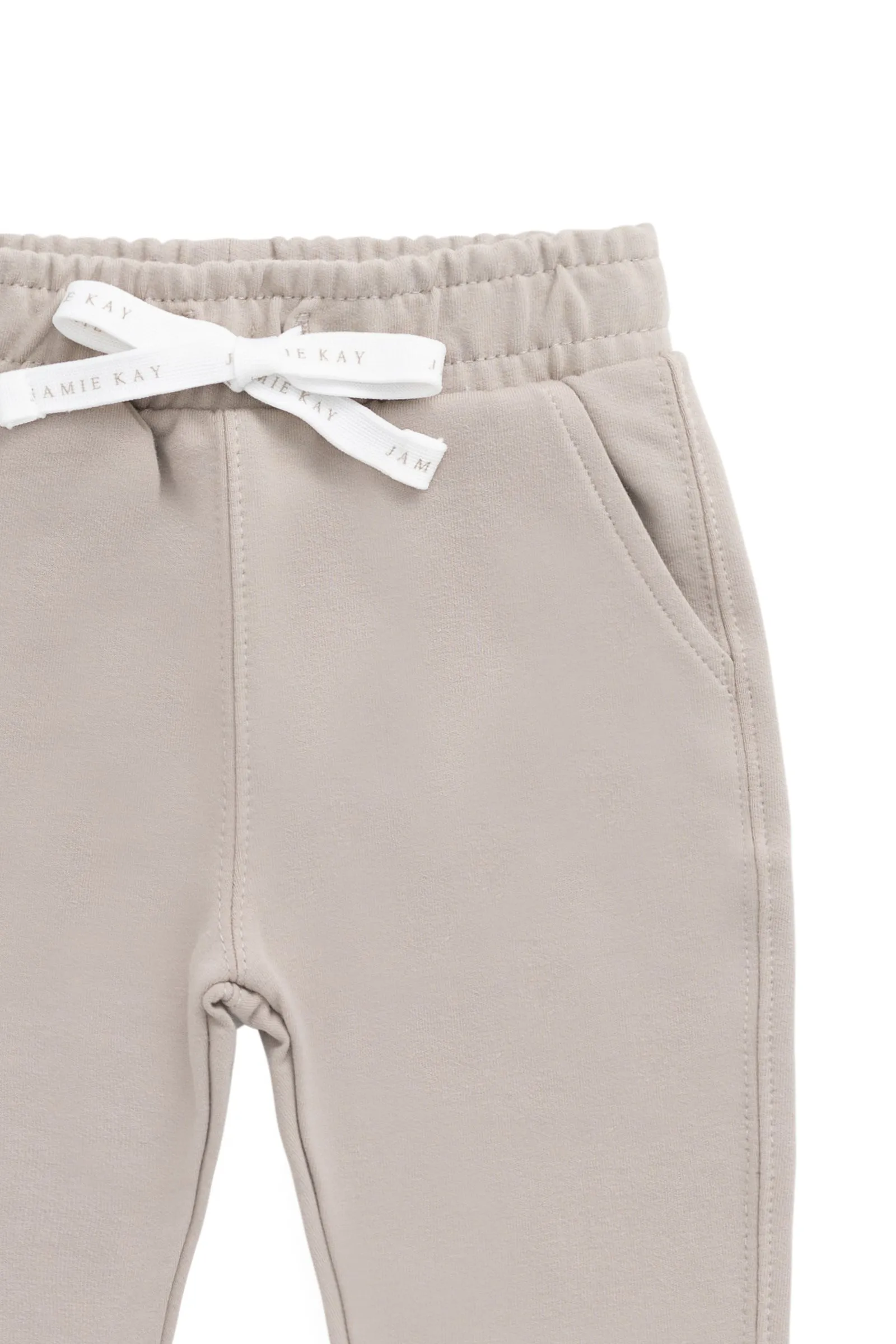 Organic Cotton Jalen Track Pant - Hazy Taupe