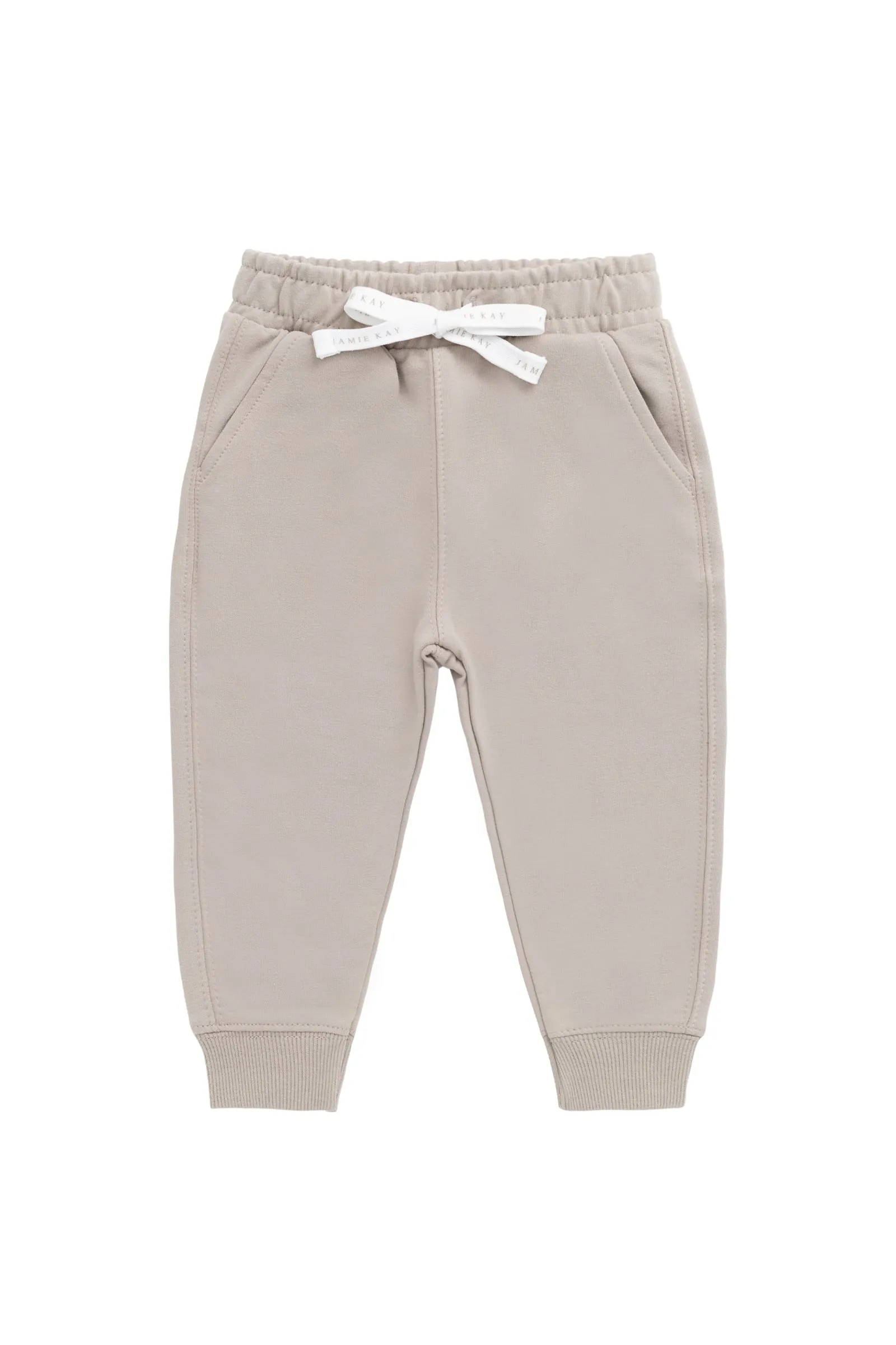 Organic Cotton Jalen Track Pant - Hazy Taupe