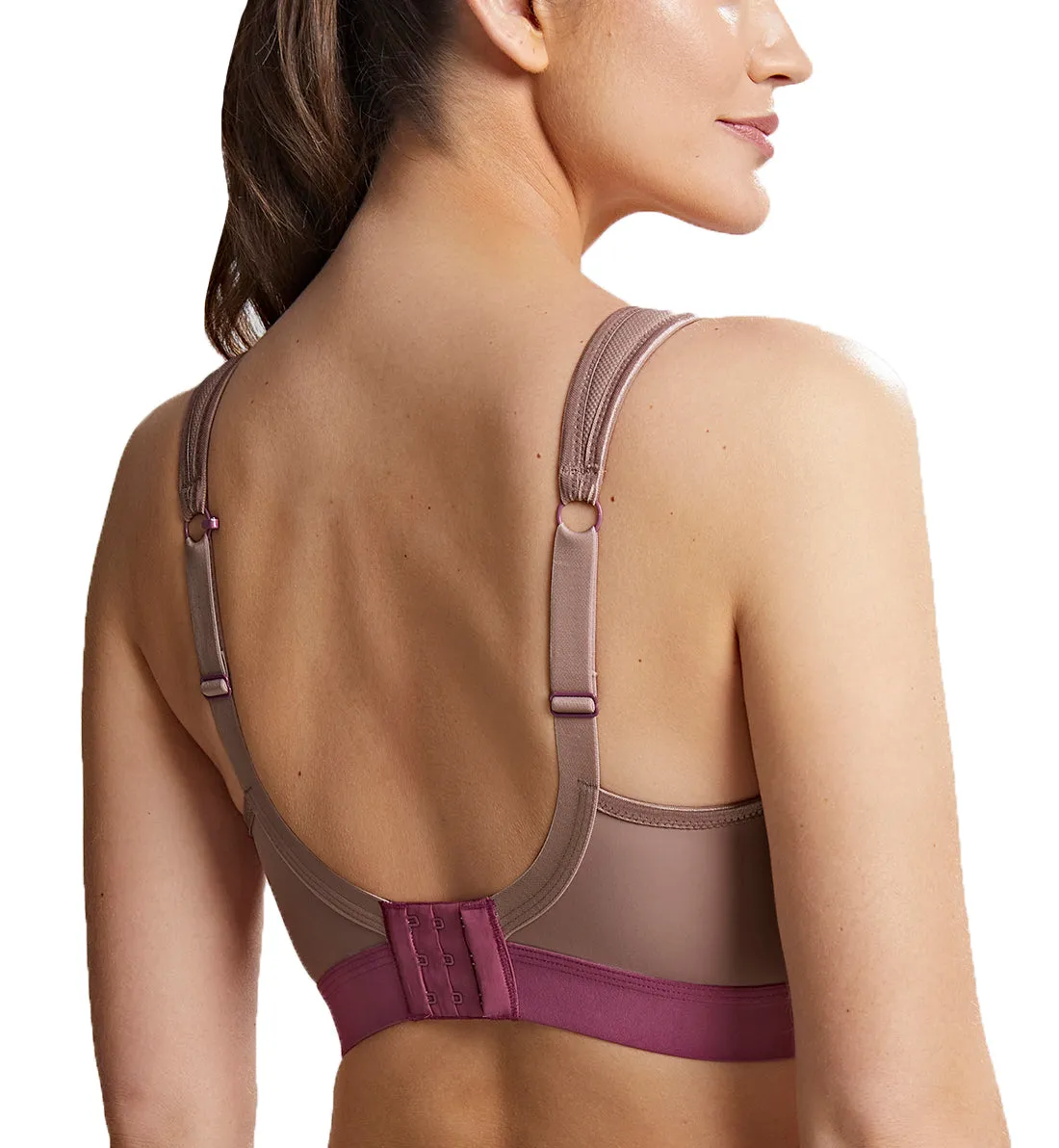Panache Boundless Racerback Non-Wire Sports Bra (7341) - Warm Taupe