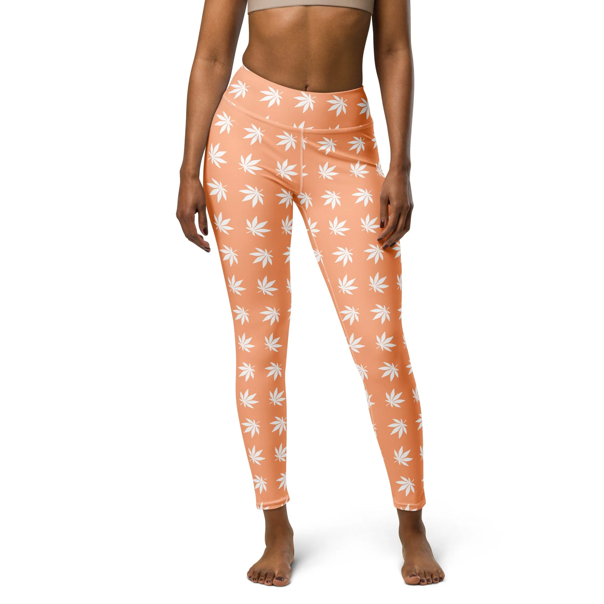 Peach Yoga Leggings
