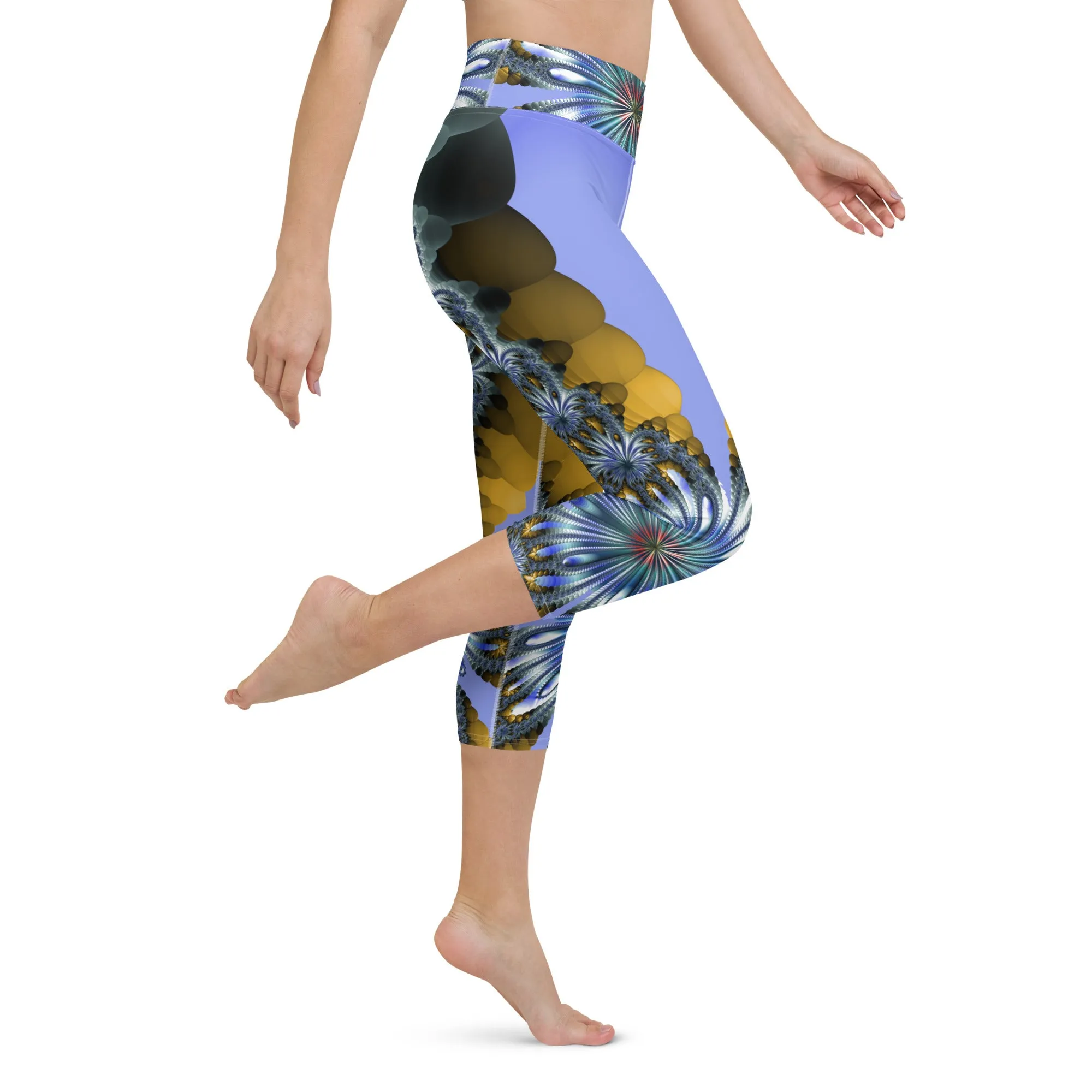 "Mystical Expansion" Collection - Yoga Capri Leggings