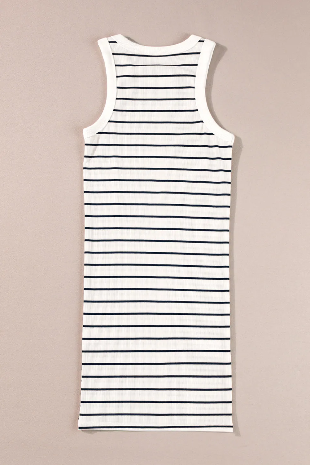 Ribbed Knit Tank Mini Dress