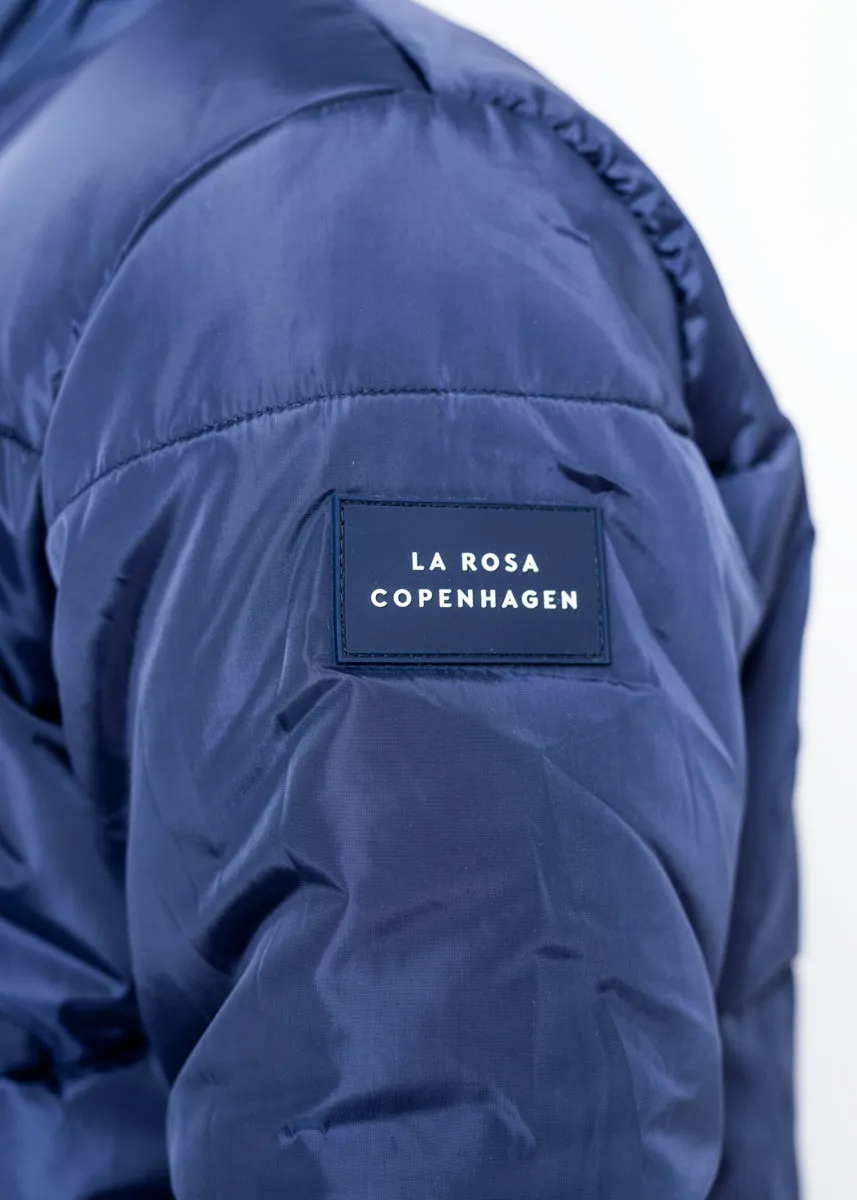 ROSE PUFFER JACKET - BLUE