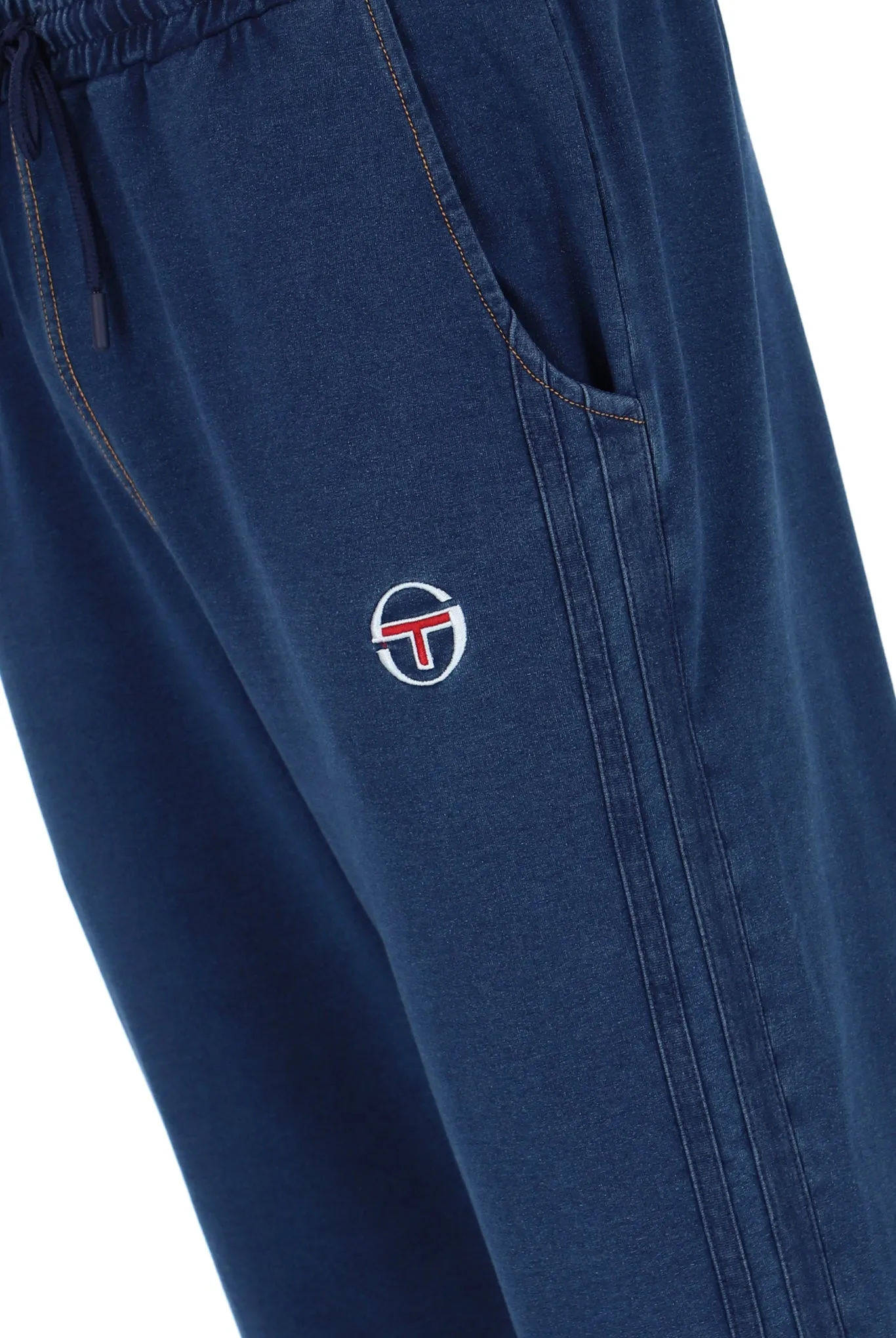 Sergio Tacchini Denim Damarindo Track Pants Stm12152-255 Mid Denim Blue