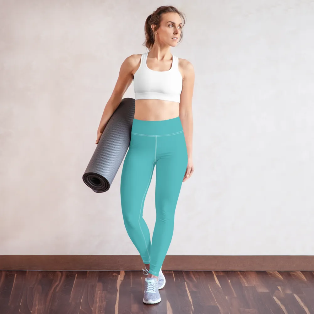 Teal Yoga Leggings