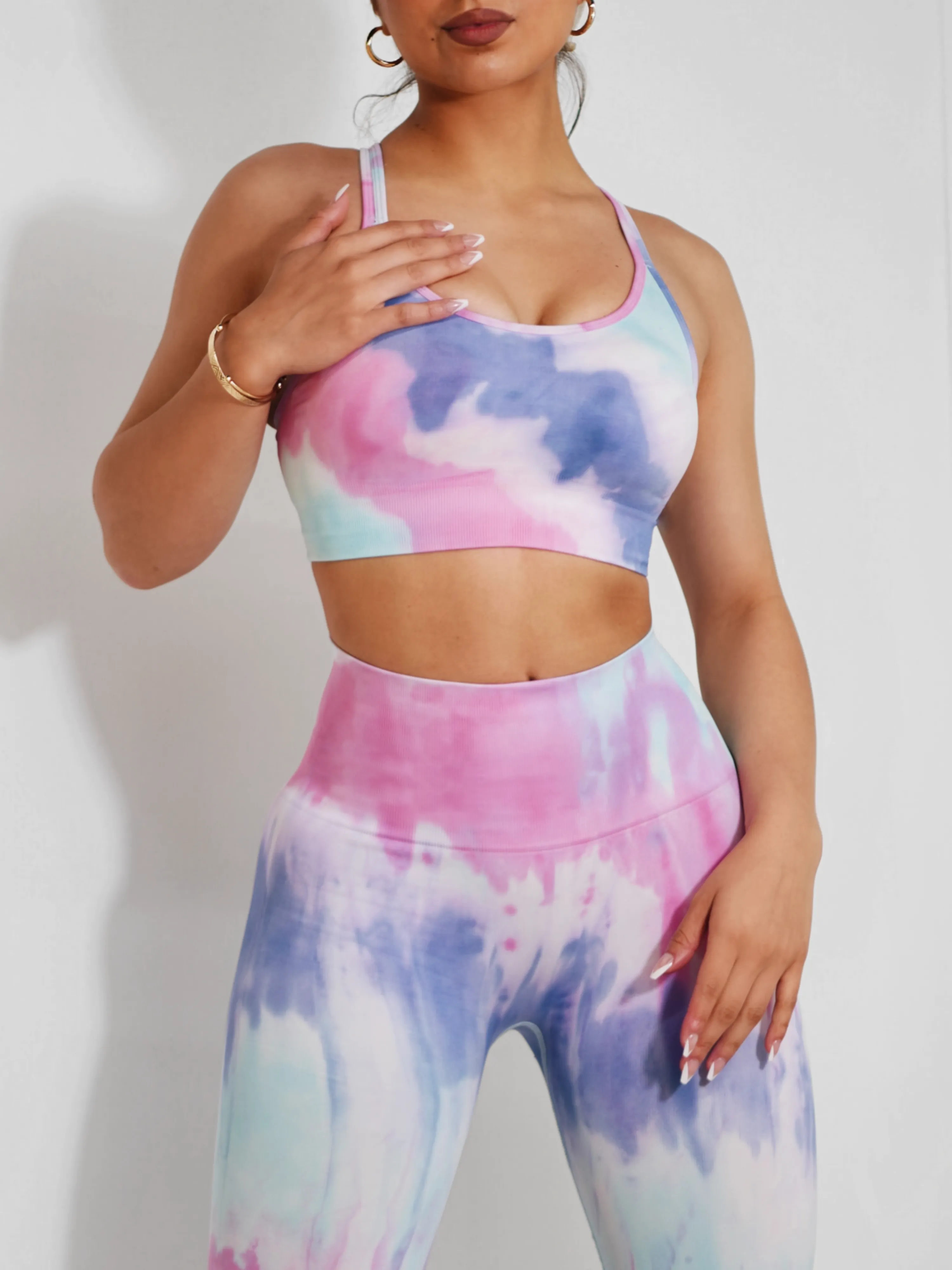 Tie-dye Sports Bra (Starlight Color-way)
