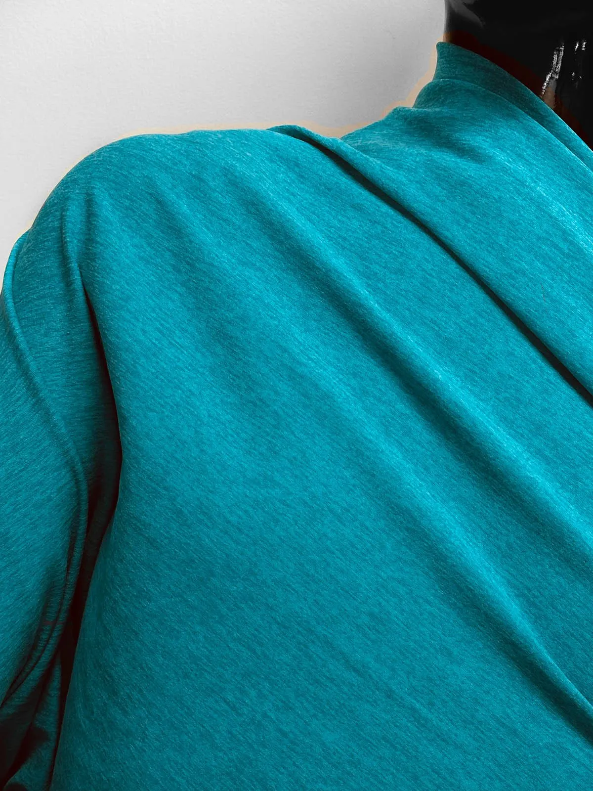 Turquoise Spacedye 4 Way Spandex