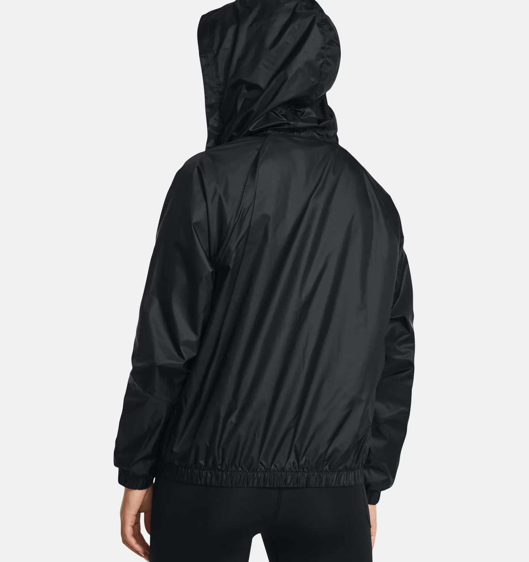 Under Armour Women's UA Rival Sport Windbreaker-Black
