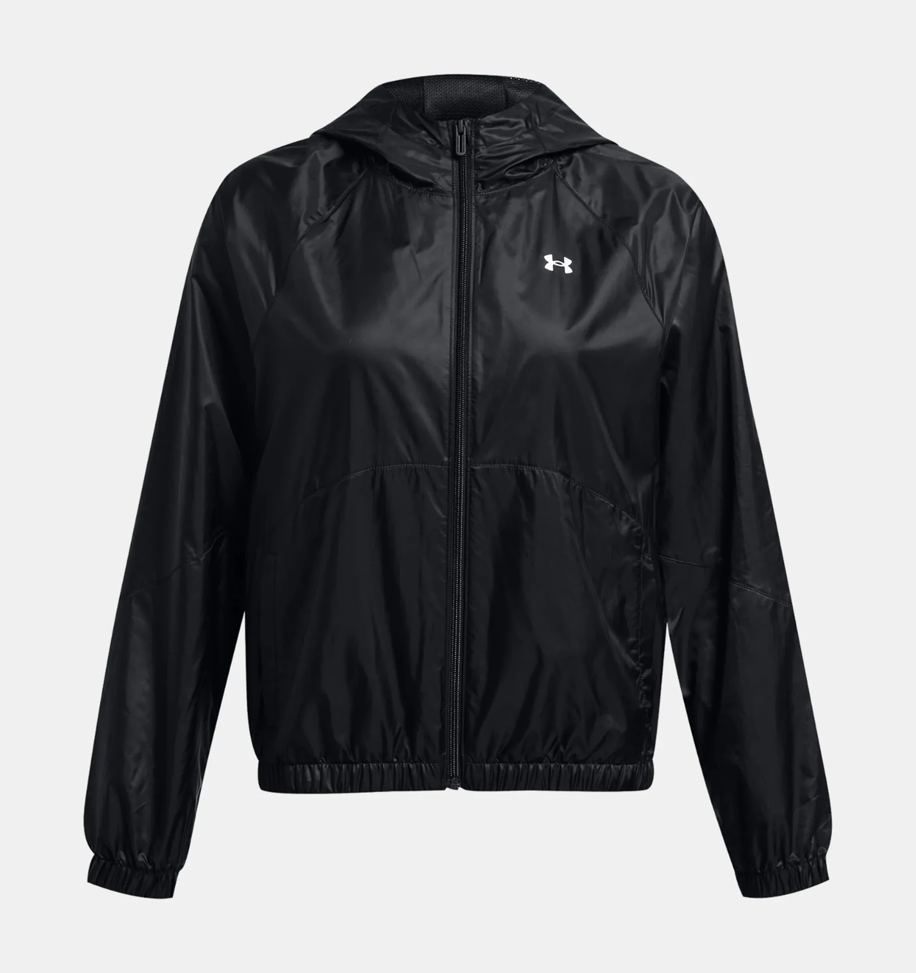 Under Armour Women's UA Rival Sport Windbreaker-Black