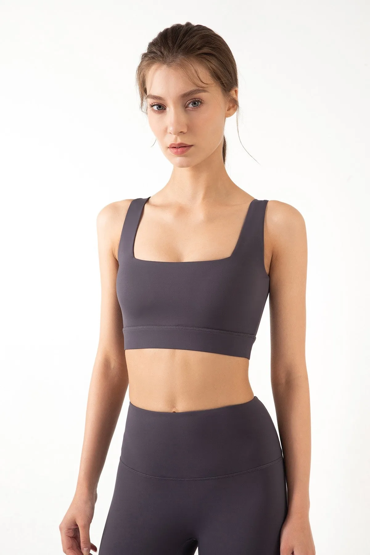 Wide Straps Bra Light Support