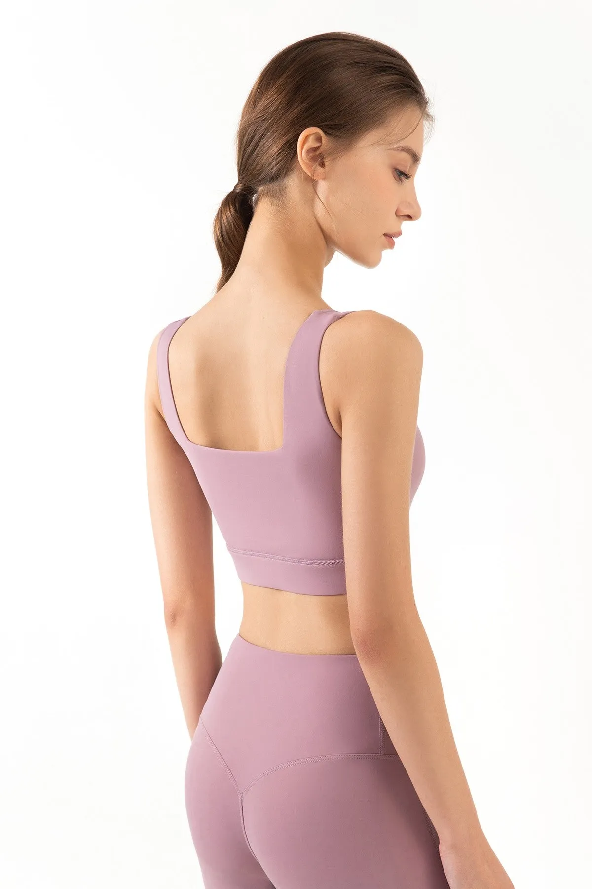 Wide Straps Bra Light Support