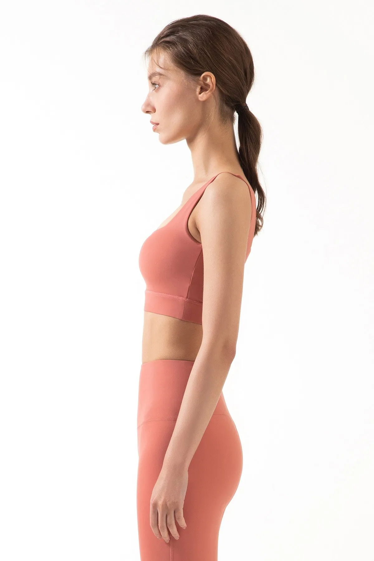 Wide Straps Bra Light Support