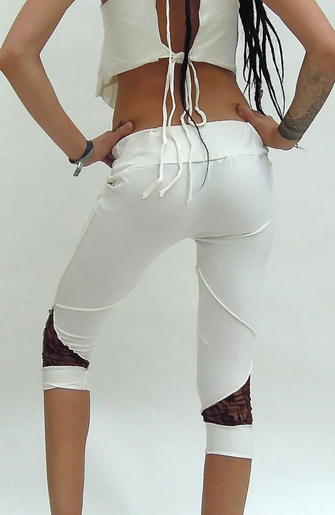Yoga Capris Leggings Pixie style 3/4