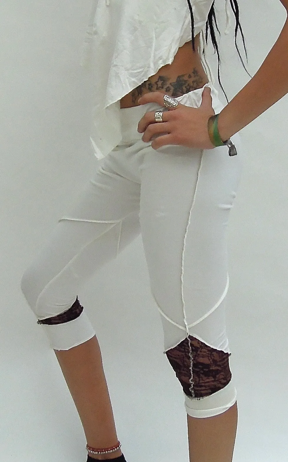 Yoga Capris Leggings Pixie style 3/4